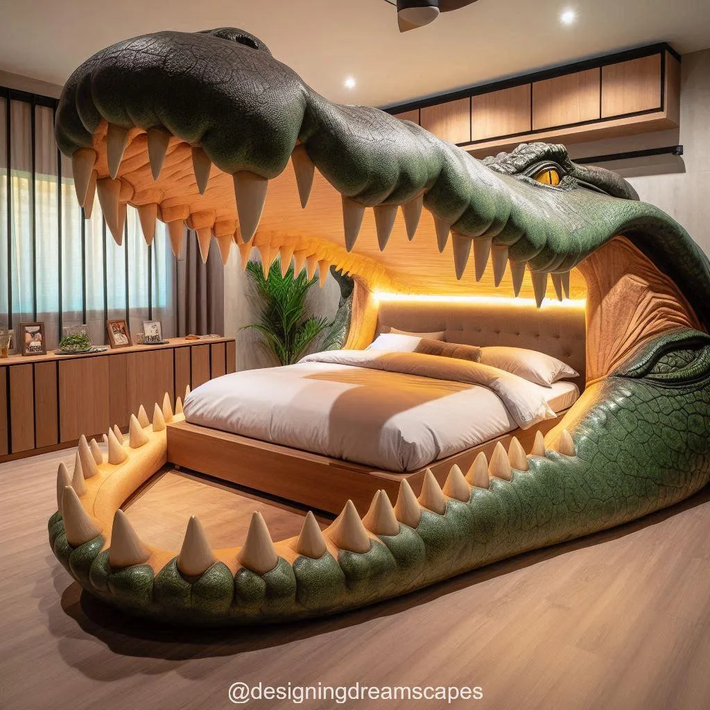 Incorporating Crocodile Teeth-Shaped Beds into Your Decor