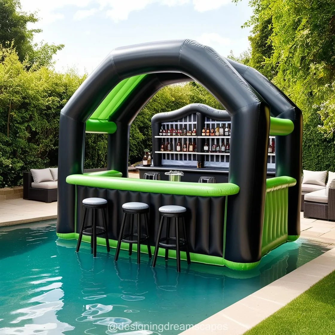 Creative Examples of Inflatable Pool Bars