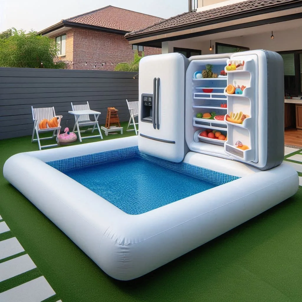 Understanding the Inflatable Pool with Integrated Refrigerator