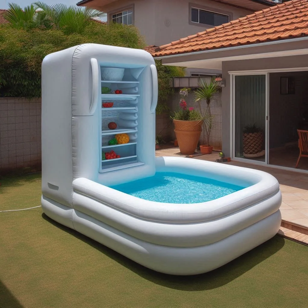 Understanding the Inflatable Pool with Integrated Refrigerator