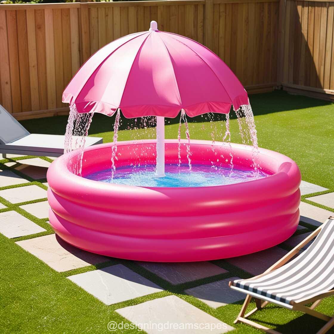 Features of the Inflatable Umbrella Pool