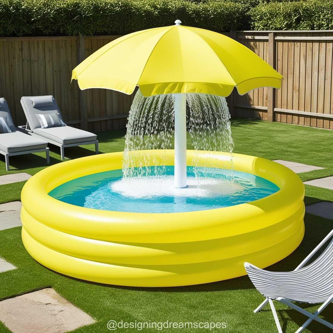 Features of the Inflatable Umbrella Pool