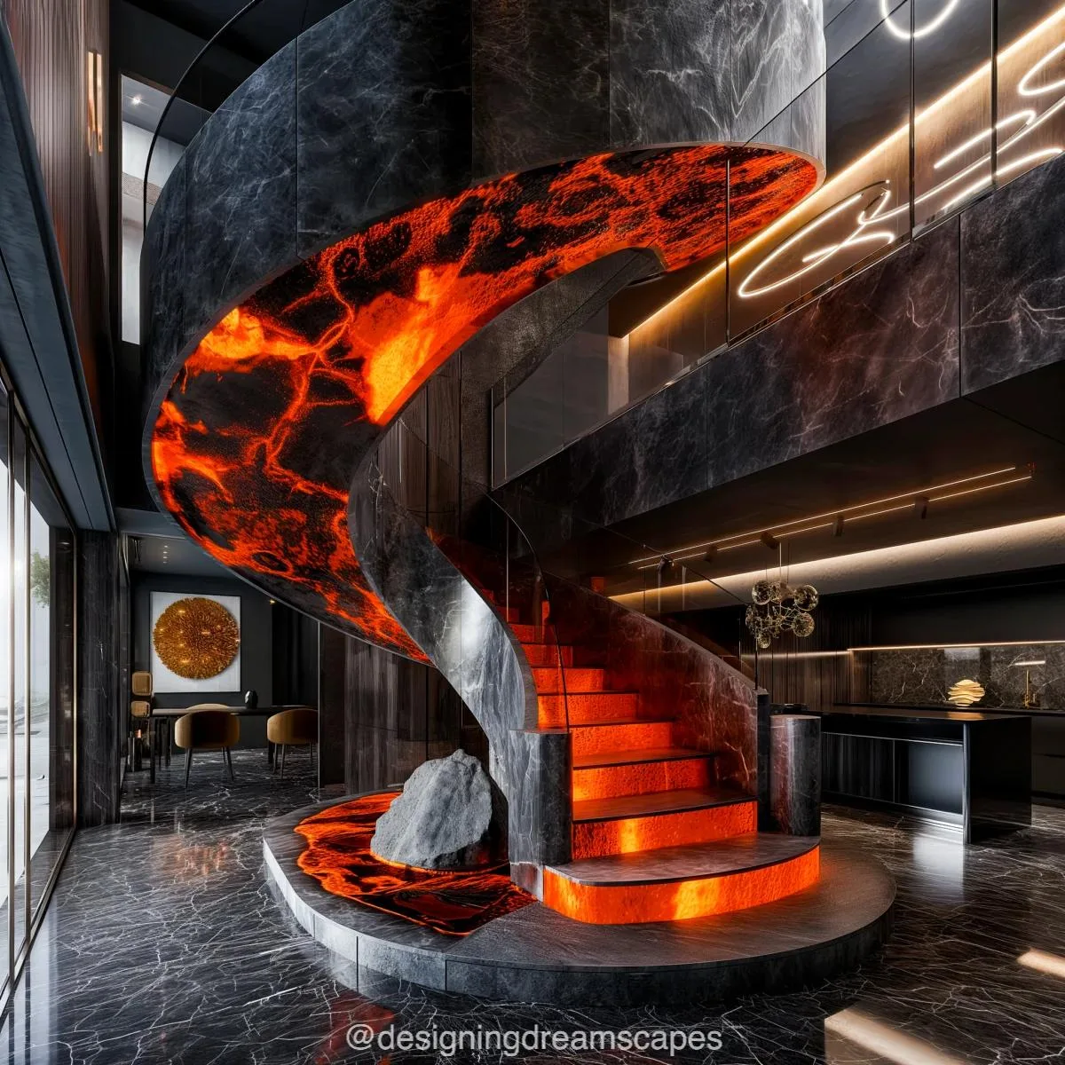 Understanding the Appeal of Lava-Inspired Staircases