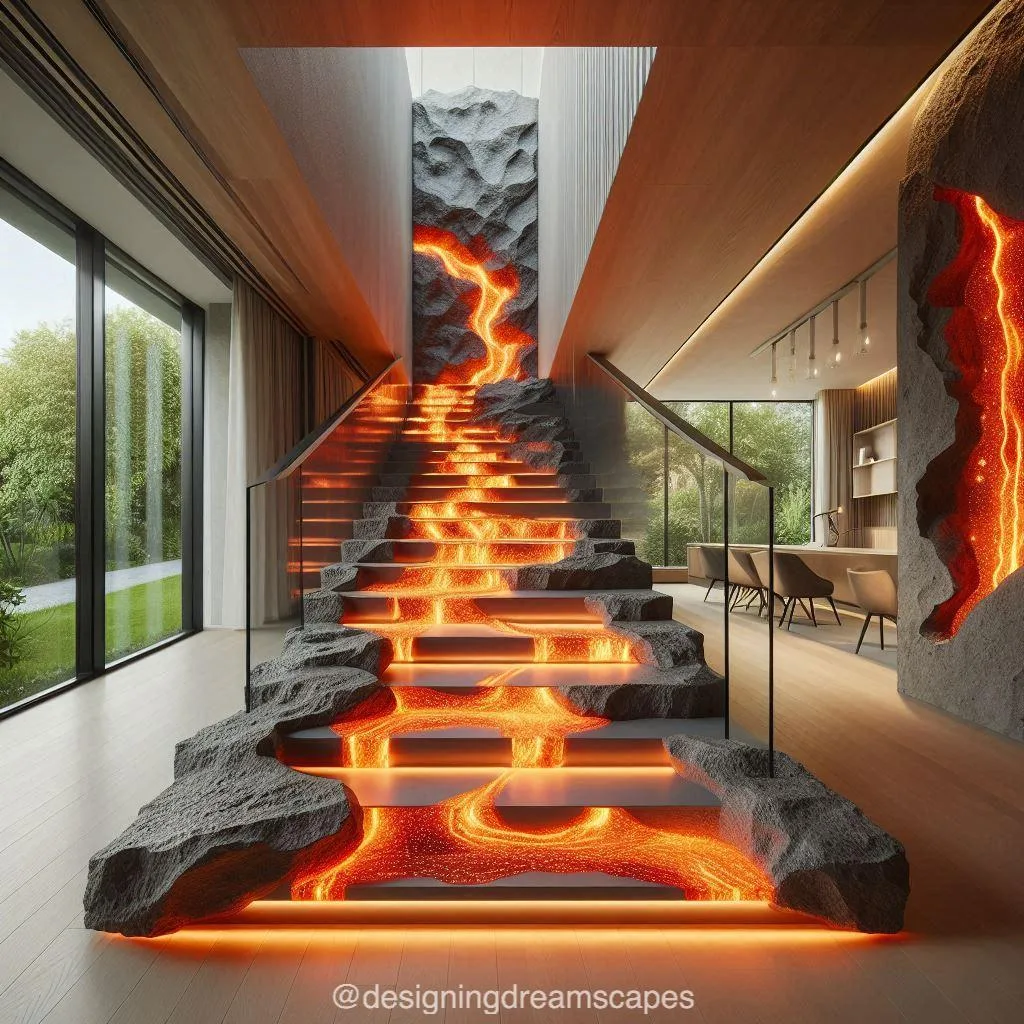 Understanding the Appeal of Lava-Inspired Staircases