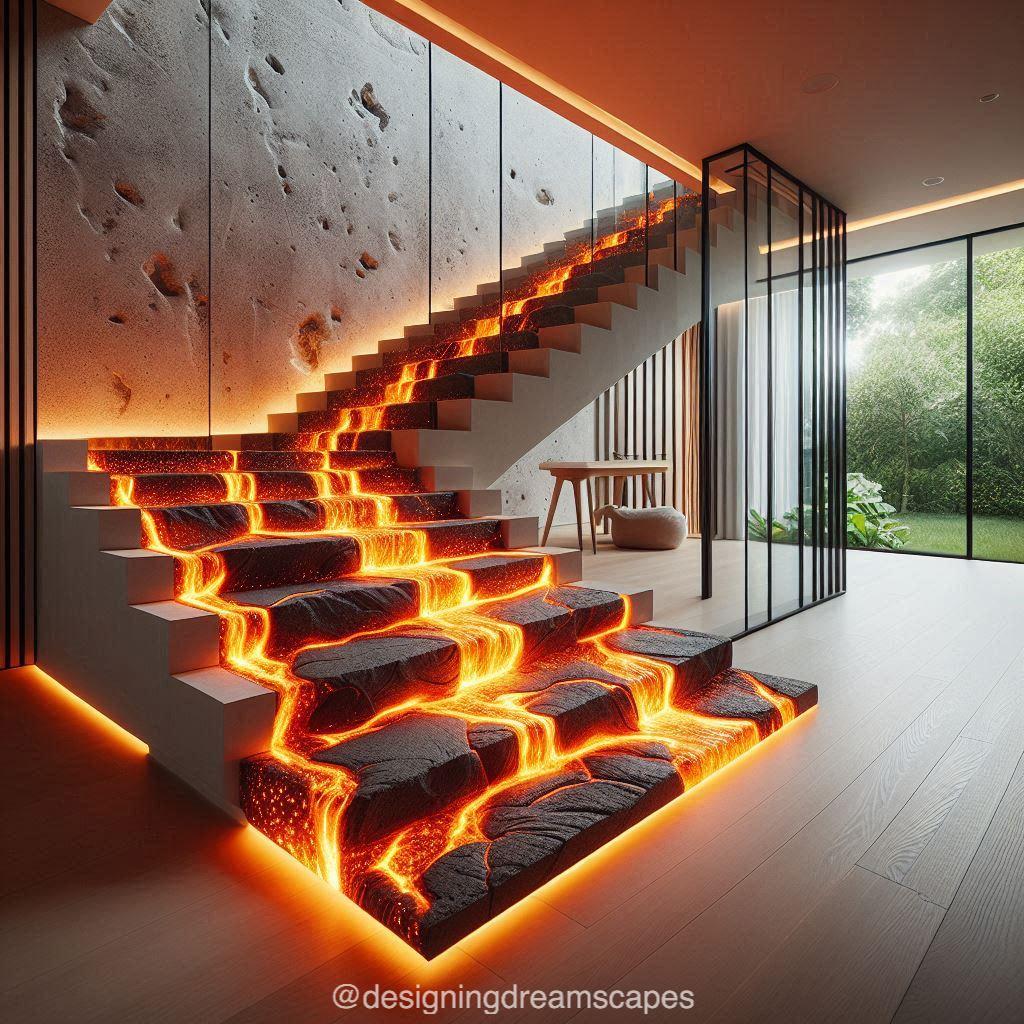 Understanding the Appeal of Lava-Inspired Staircases