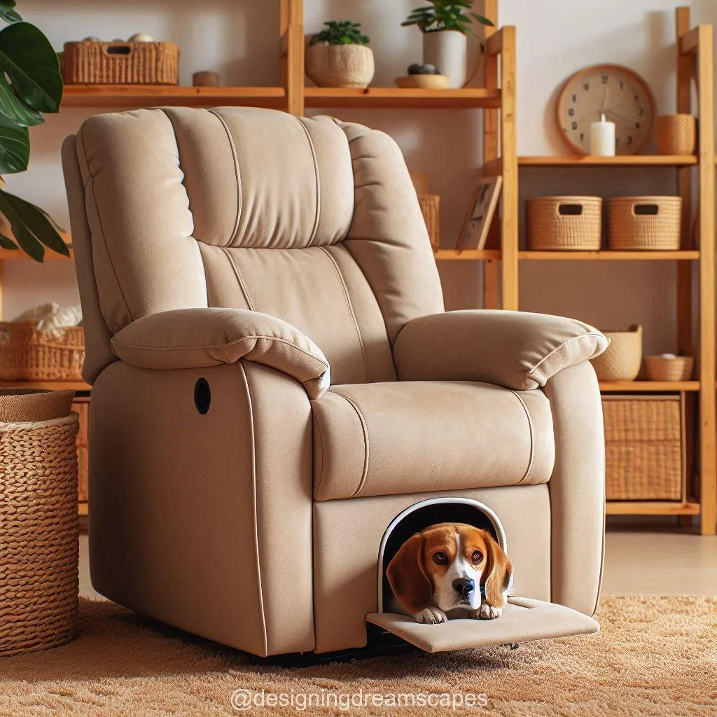 Recliners Have Built-in Dog Houses Inside Them: The Ultimate Comfort for You and Your Furry Friend