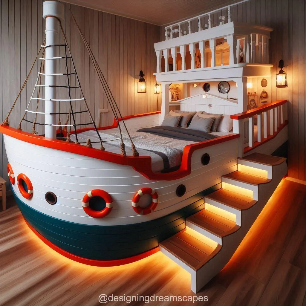 Ship-Shaped Beds: A Nautical Dream Come True