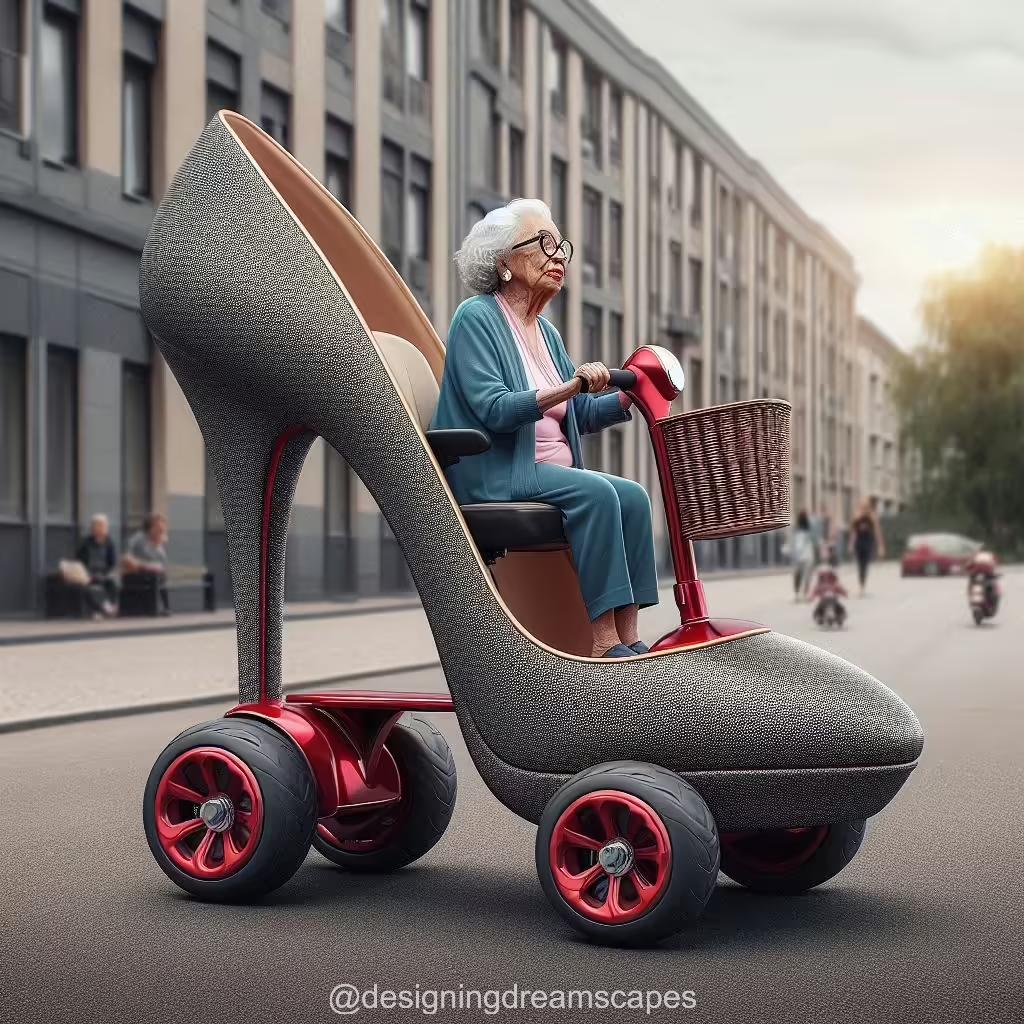 The Impact of Stiletto Heels Shaped Mobility Scooters on Senior Mobility