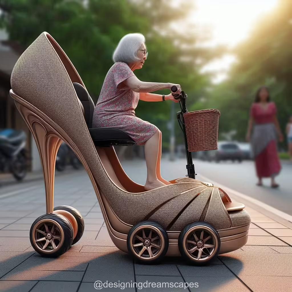 Stiletto Heels Shaped Mobility Scooters: A Revolution in Senior Mobility