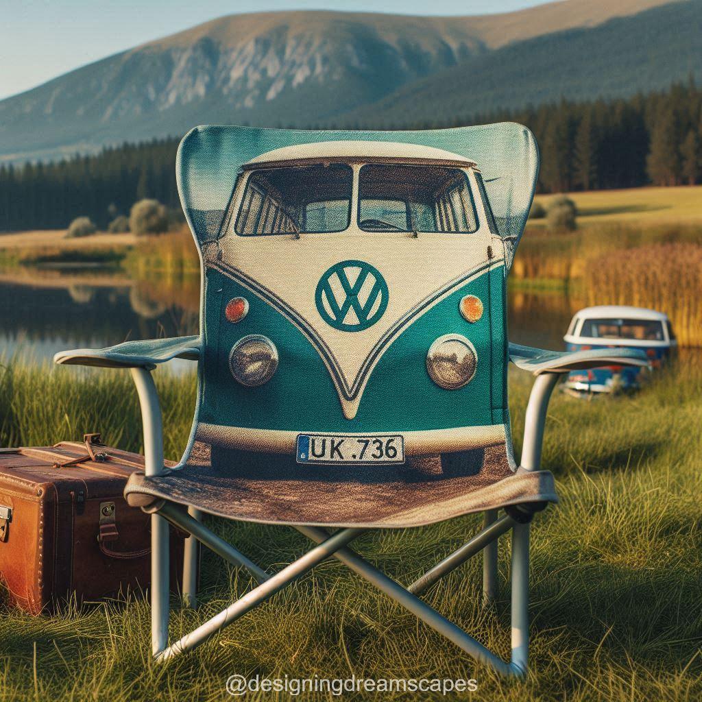 Volkswagen Inspired Camping Chair: Retro Relaxation on the Go