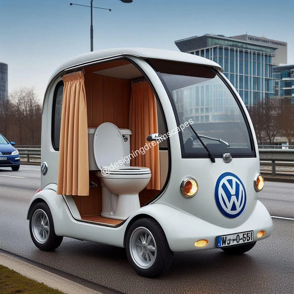 Who is the 4-Wheel Toilet-Shaped Volkswagen Scooter?