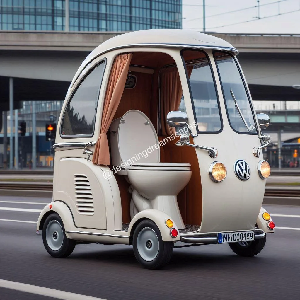 Pros and Cons of the 4-Wheel Toilet-Shaped Volkswagen Scooter