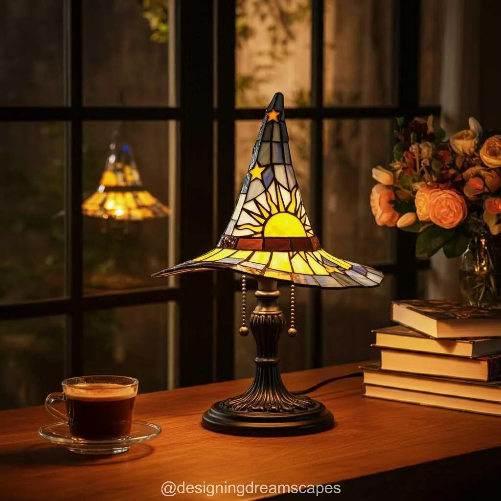 Advice for Maintaining Your Stained Glass Witch Hat Lamp