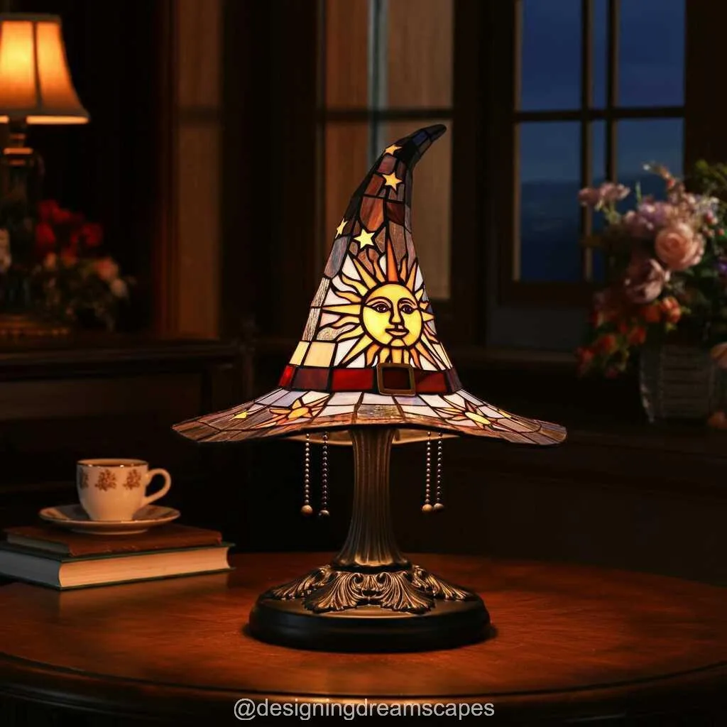 Comparisons: Stained Glass Witch Hat Lamp vs. Traditional Lamps