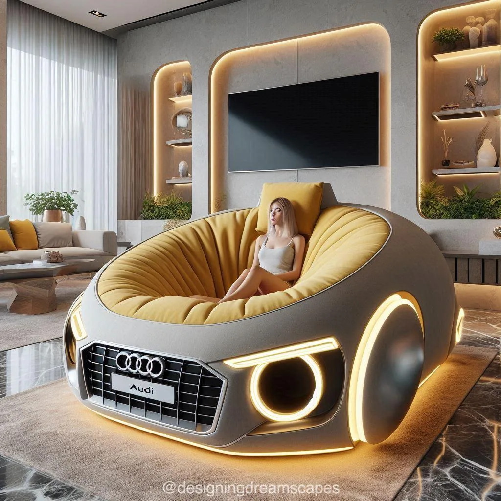 Audi-Inspired Giant Bean Bags: Ultimate Comfort Meets Luxury Design