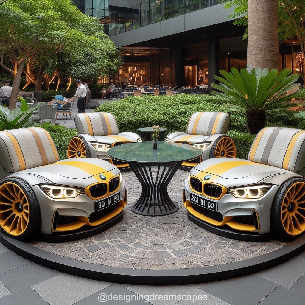 BMW Inspired Patio Set: Drive Luxury to Your Patio