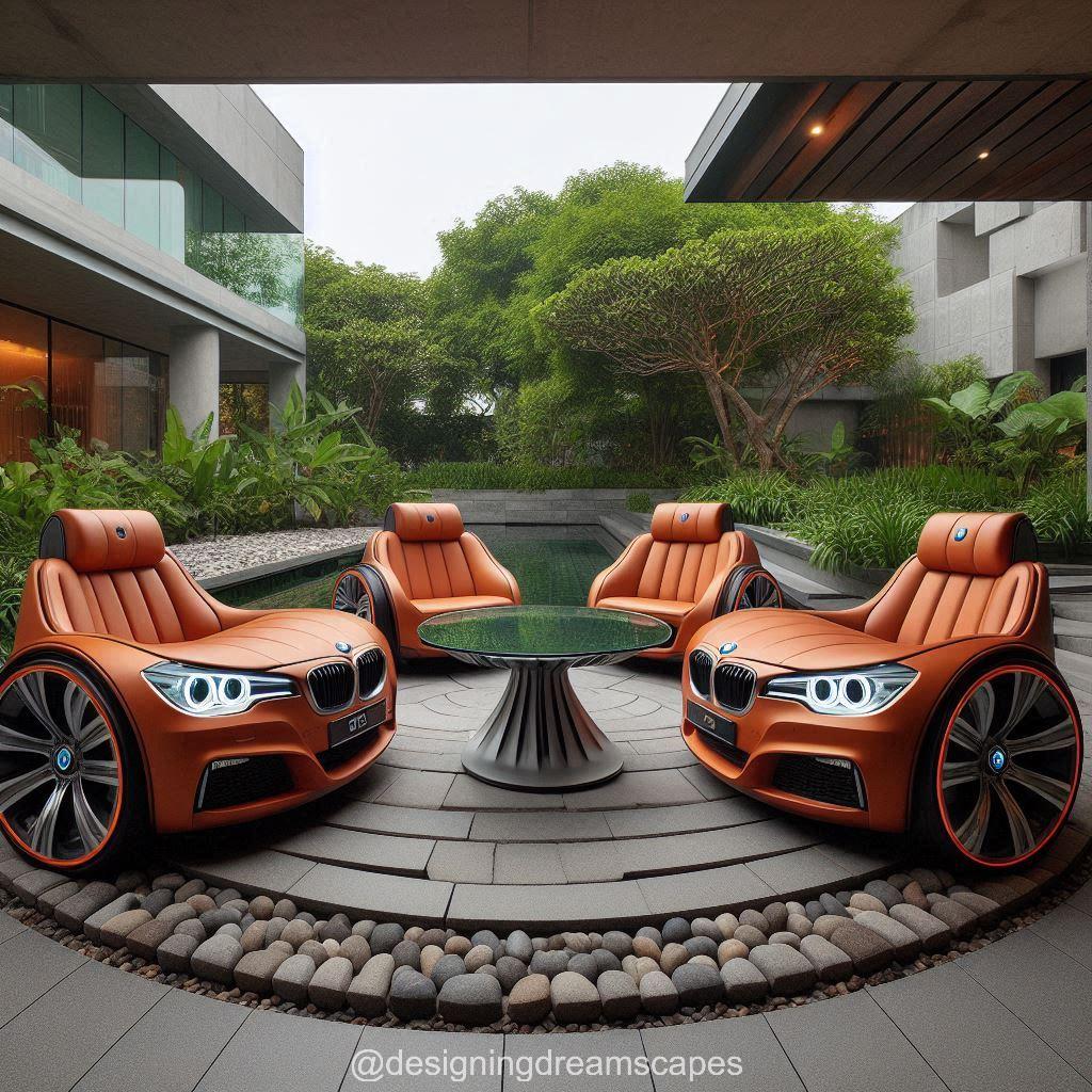 BMW Inspired Patio Set: Drive Luxury to Your Patio