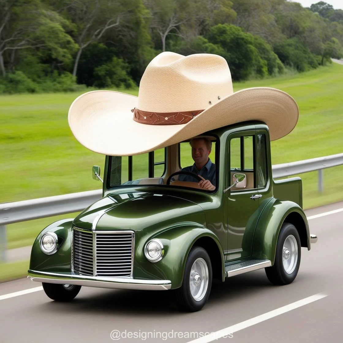 Cowboy Hat-Shaped Car: A Fusion of Western Style and Modern Engineering