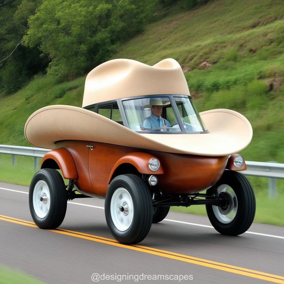 The Intricacies of the Cowboy Hat-Shaped Car