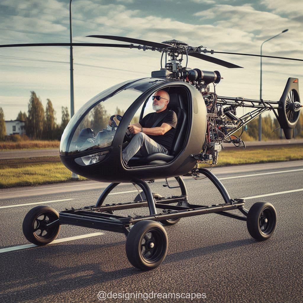 Helicopter-Shaped Scooters: Fly Through the Streets in Style and Comfort