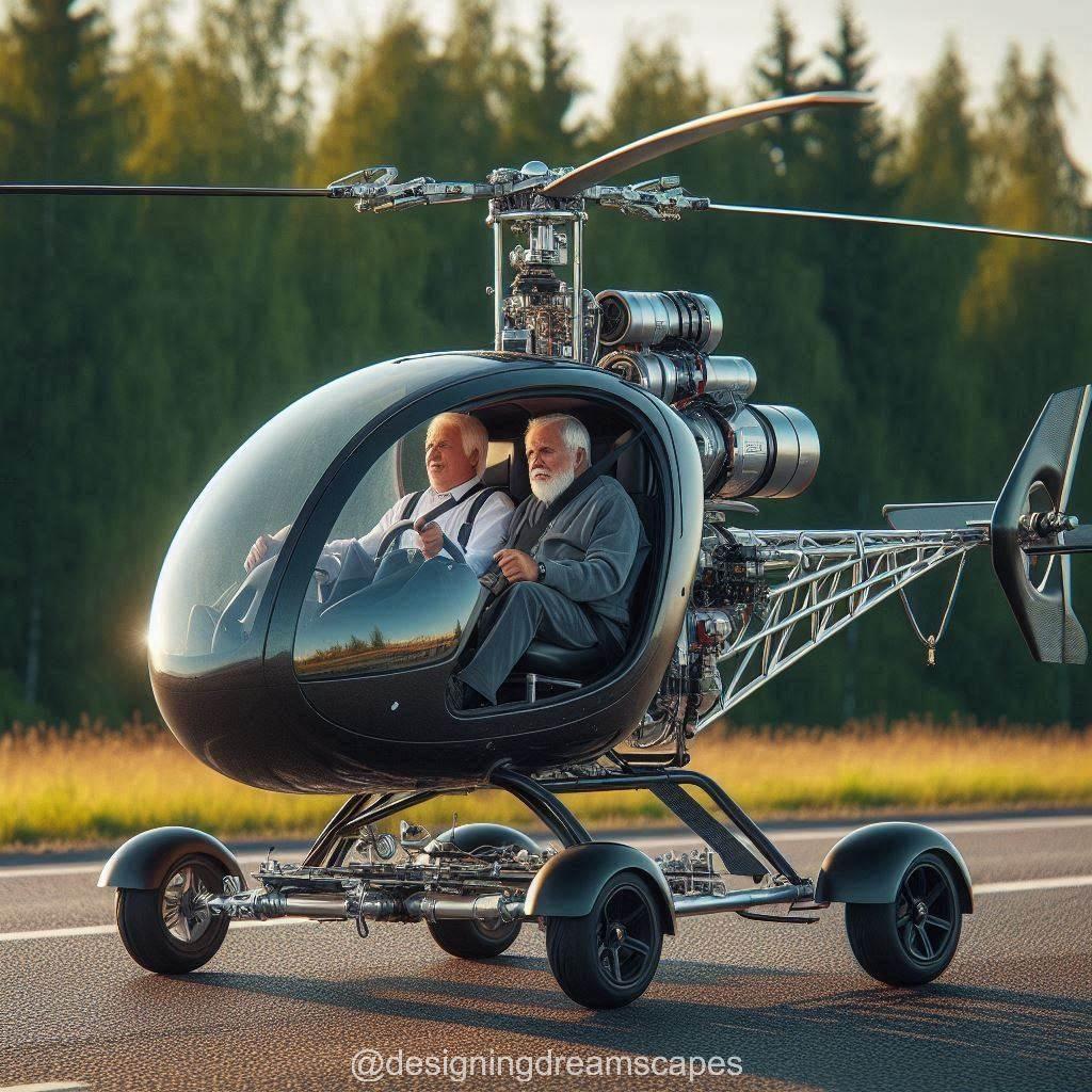 Helicopter-Shaped Scooters: Fly Through the Streets in Style and Comfort