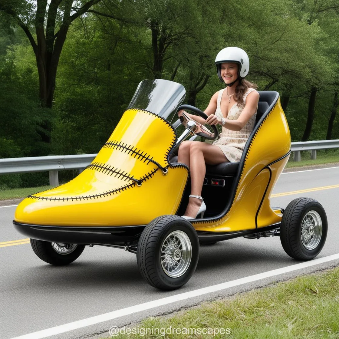 Comparing High Heel Shaped Cars with Traditional Vehicles