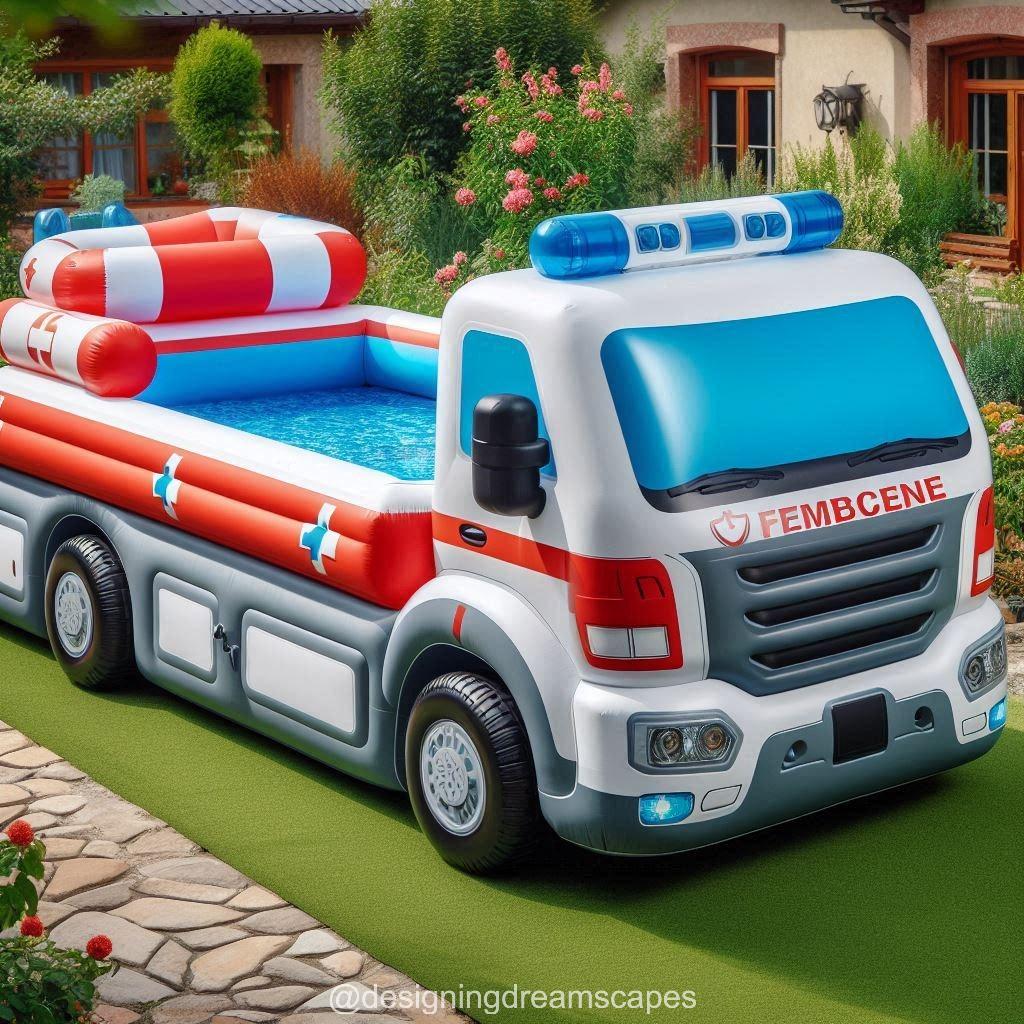 Inflatable Emergency Vehicle Pools: Dive into Fun with Rescue-Inspired Designs