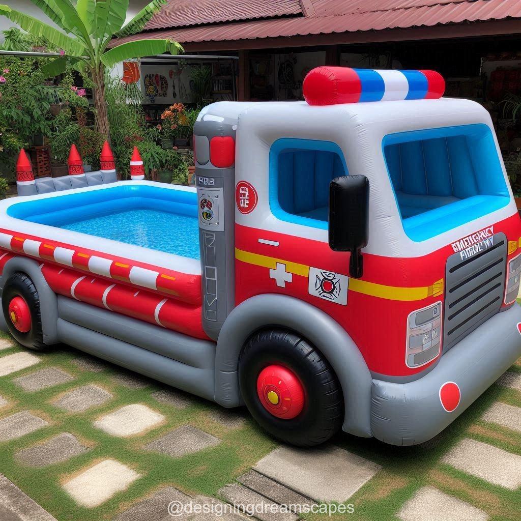 Examples of Inflatable Emergency Vehicle Pools in Action