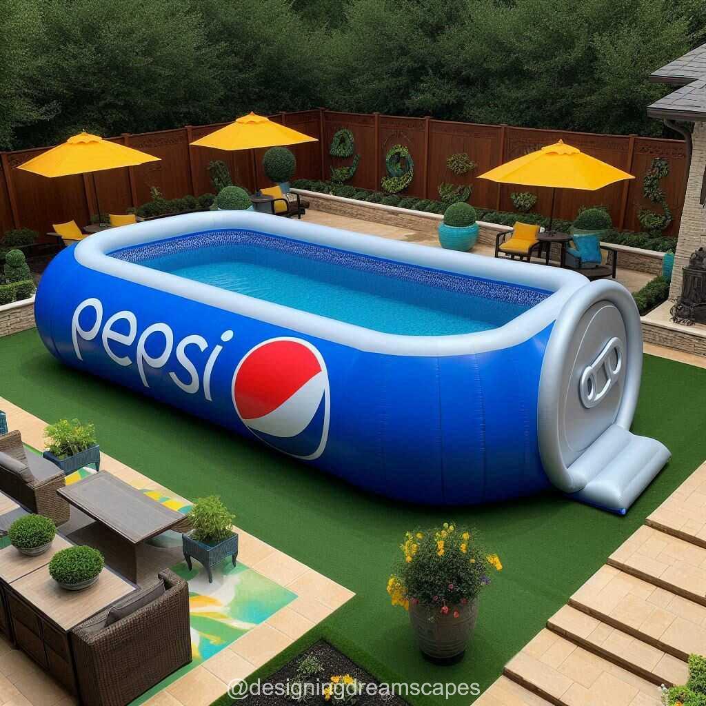 How to Use an Inflatable Soft Drink Swimming Pool