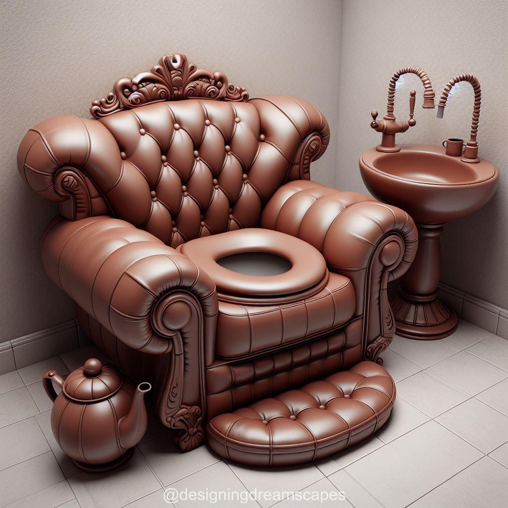 Leather Sofa-Shaped Toilet: Where Style Meets Comfort