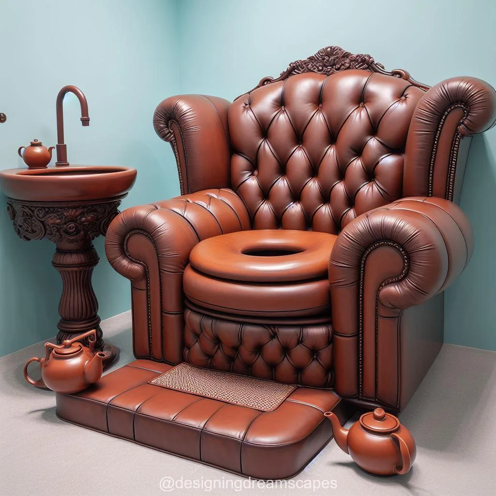 How to Use the Leather Sofa-Shaped Toilet