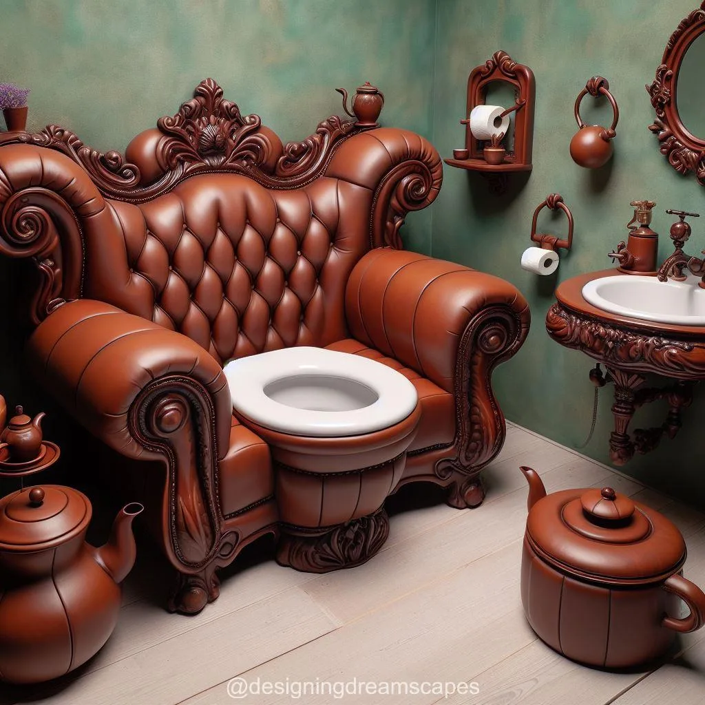 How to Use the Leather Sofa-Shaped Toilet