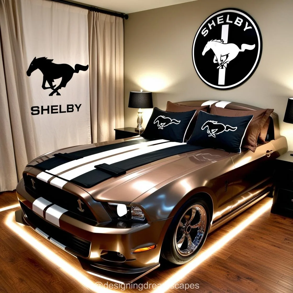 Mustang Car Shaped Beds: The Ultimate Dream Ride for Your Bedroom