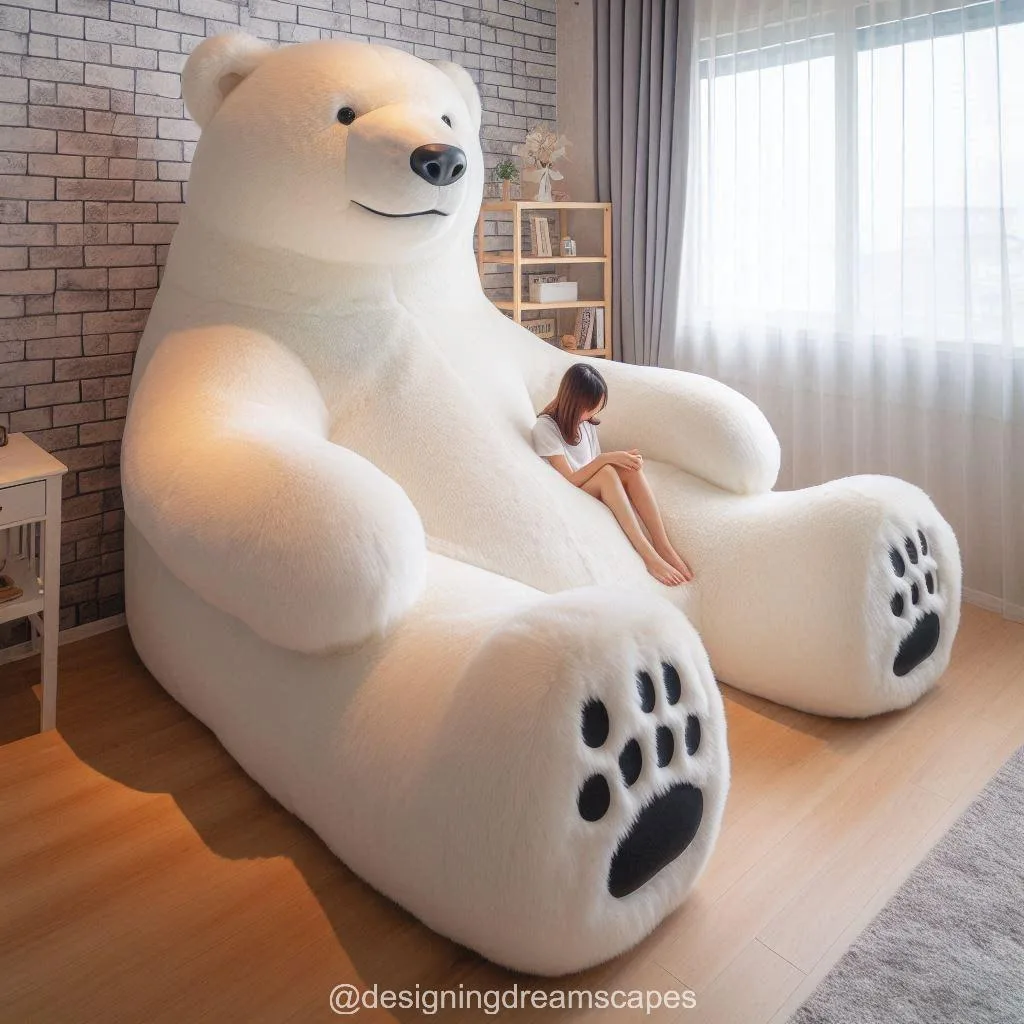 Polar Bear Loungers: Cozy Comfort with Arctic Style