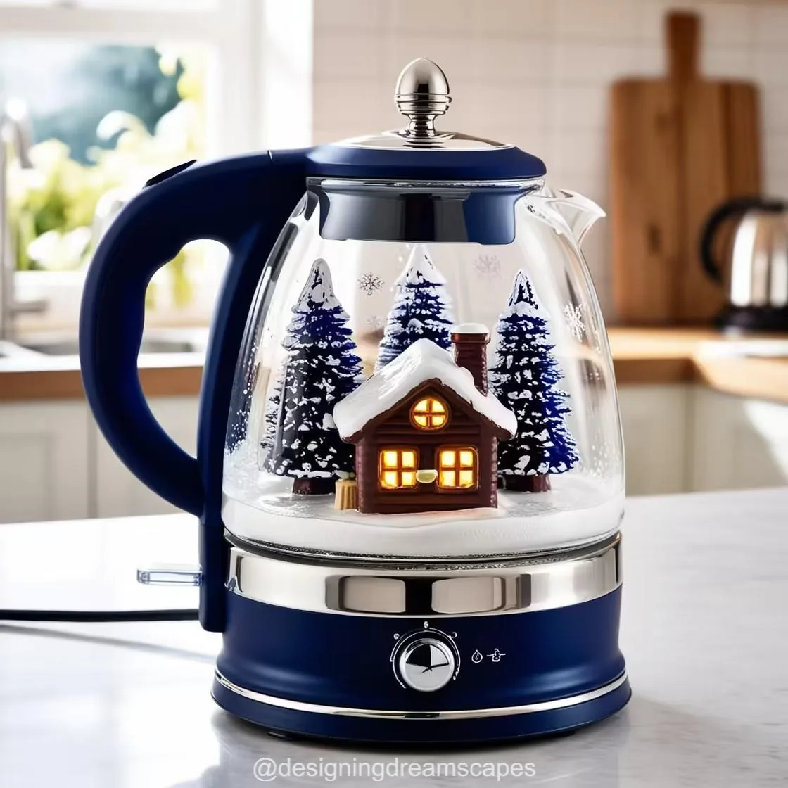 Snow Globe Kettles: Brewing Magic in a Winter Wonderland