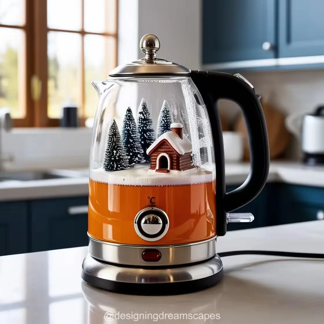 Snow Globe Kettles: Brewing Magic in a Winter Wonderland