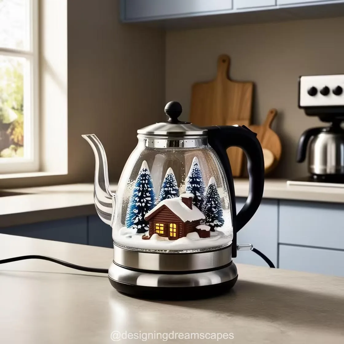 Snow Globe Kettles: Brewing Magic in a Winter Wonderland