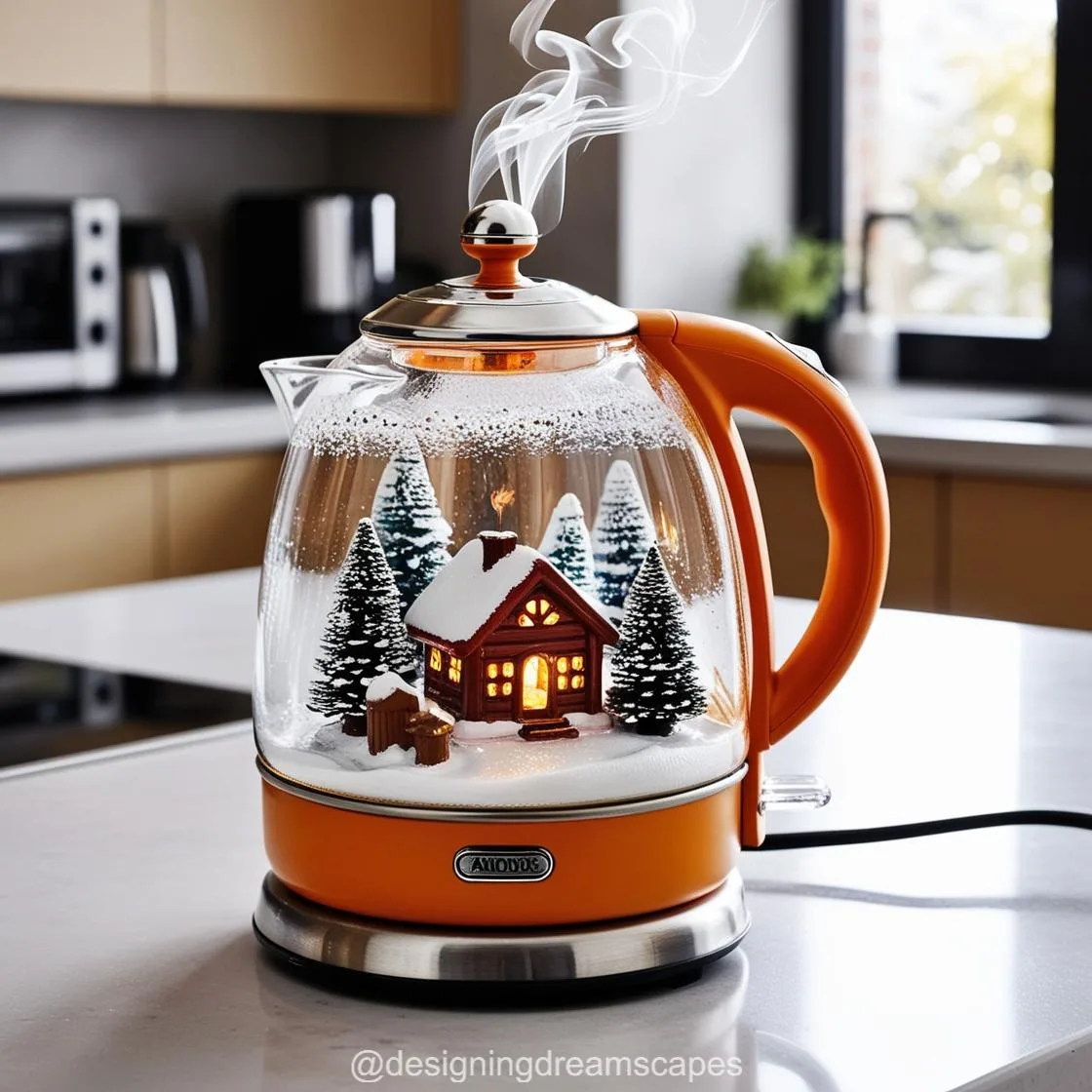 Snow Globe Kettles: Brewing Magic in a Winter Wonderland