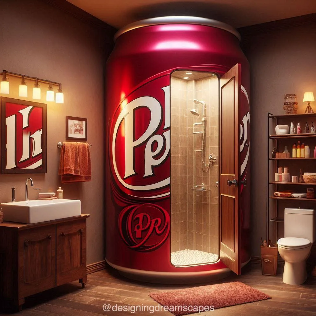 Soft Drink Can Shaped Bathroom: A Fizzy Twist on Modern Interiors