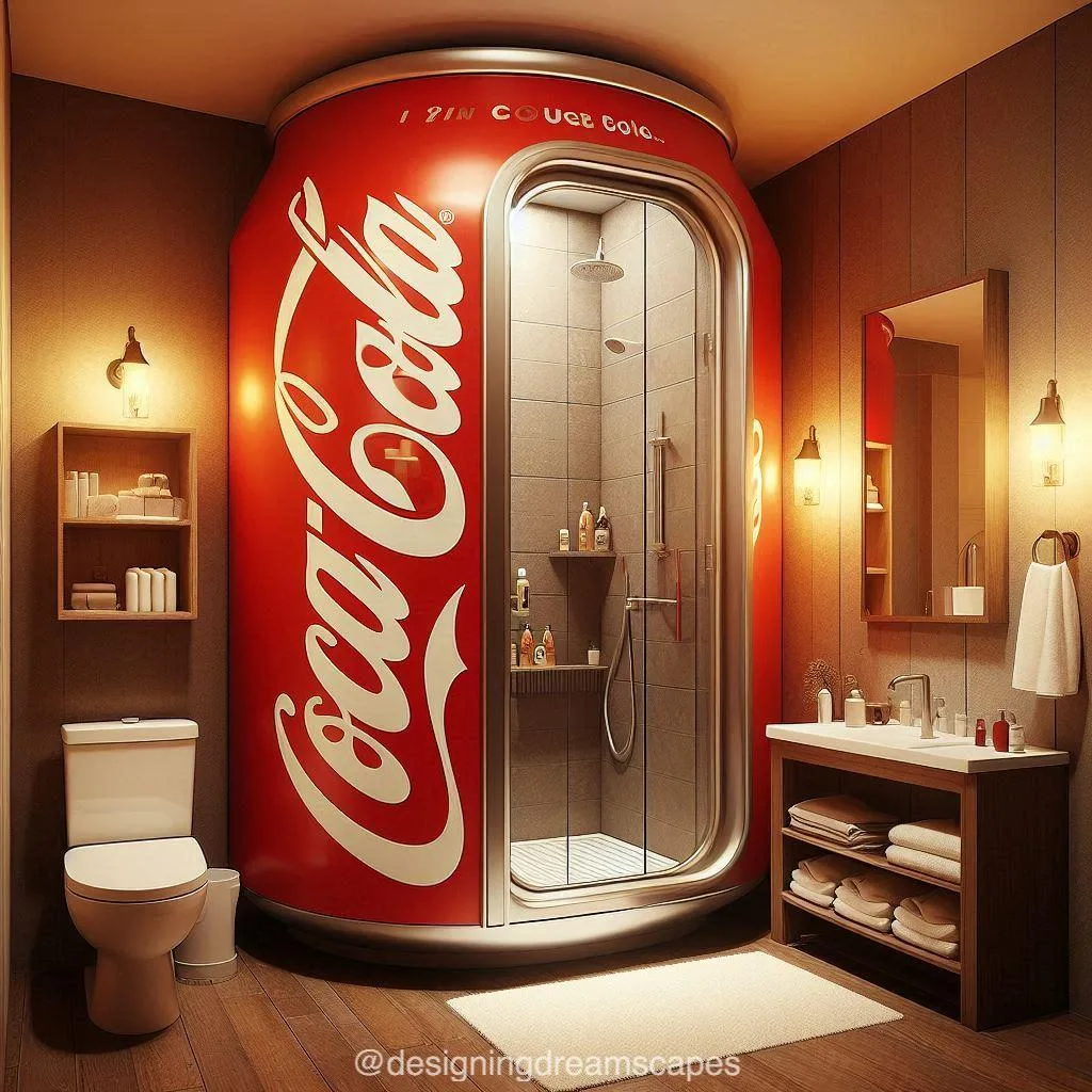 Comparing Traditional Bathrooms to a Soft Drink Can Shaped Bathroom