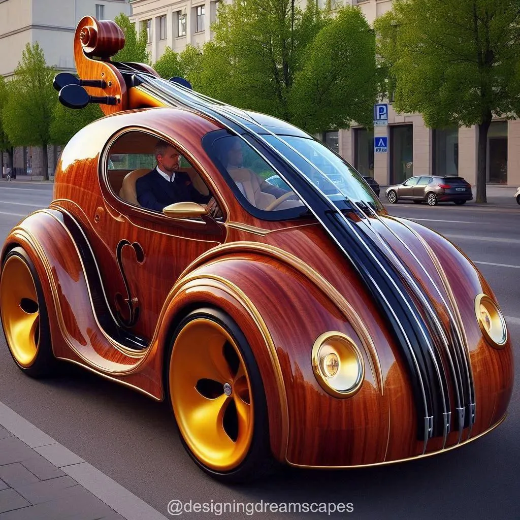 The Cello Shaped Car: Drive with Musical Elegance