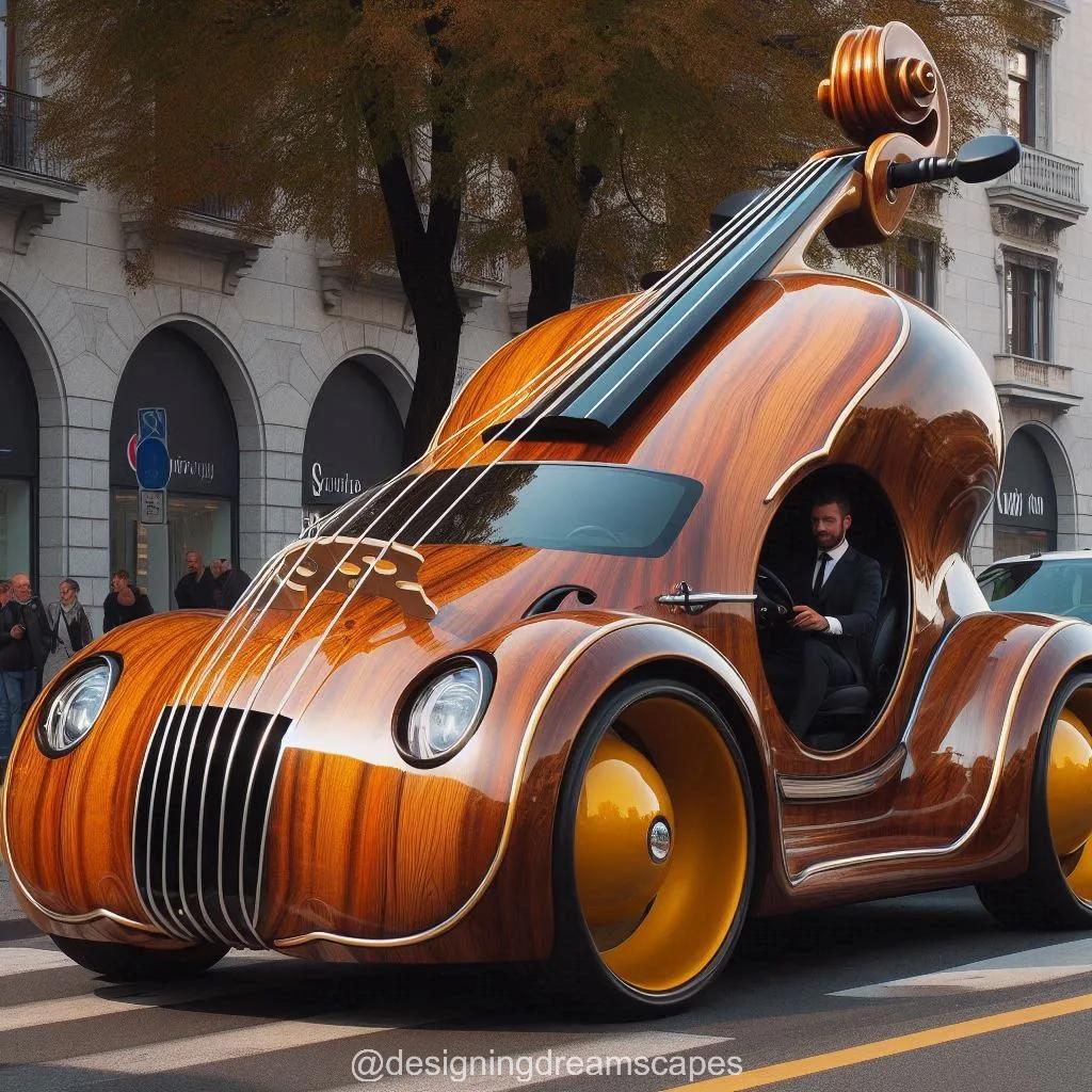 The Cello Shaped Car: Drive with Musical Elegance