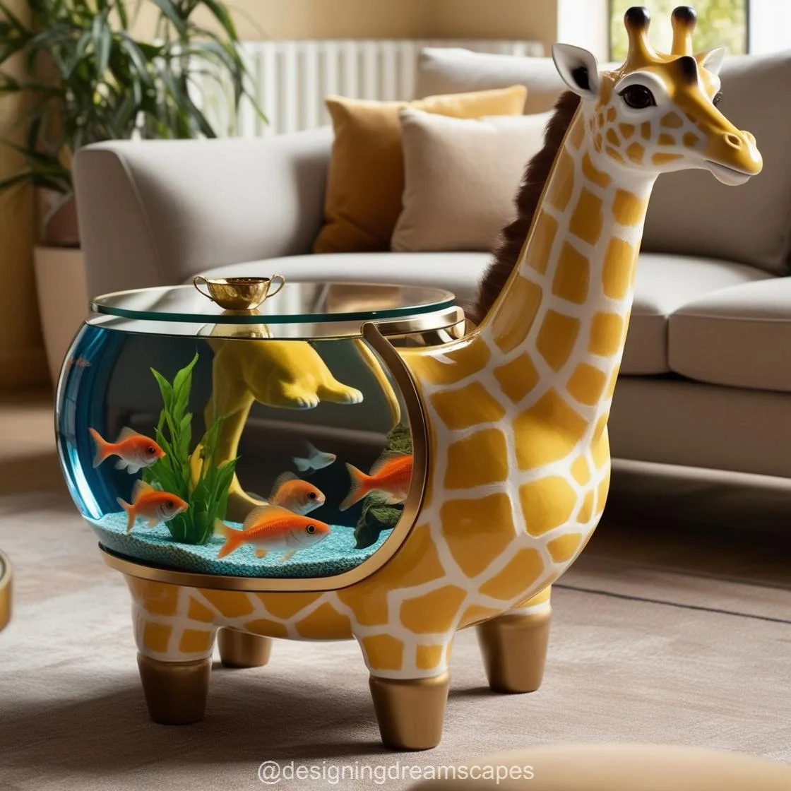 Animal Shaped Aquarium Coffee Tables: A Unique Blend of Nature and Style