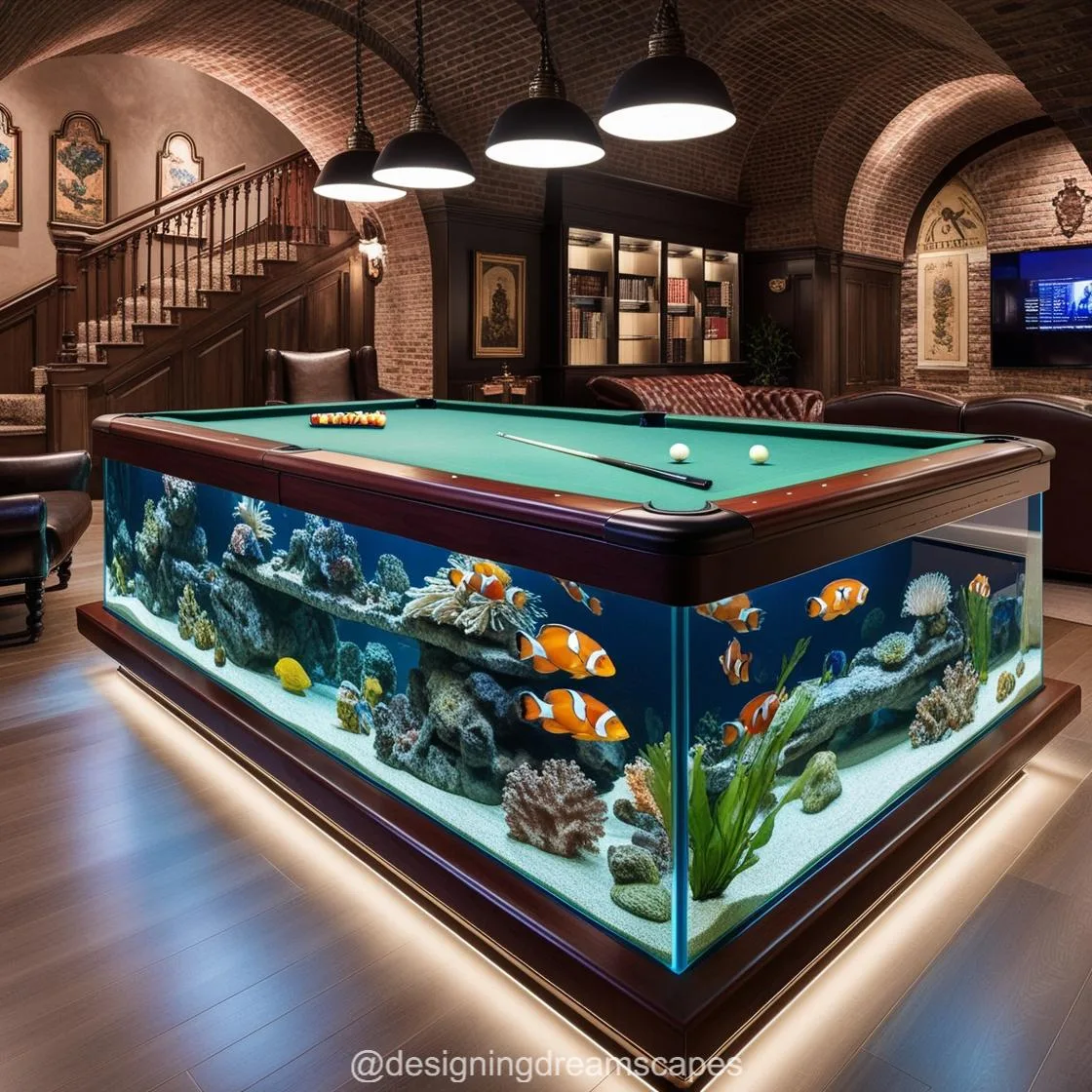 Aquarium Pool Tables: Dive into Luxury and Play with Style