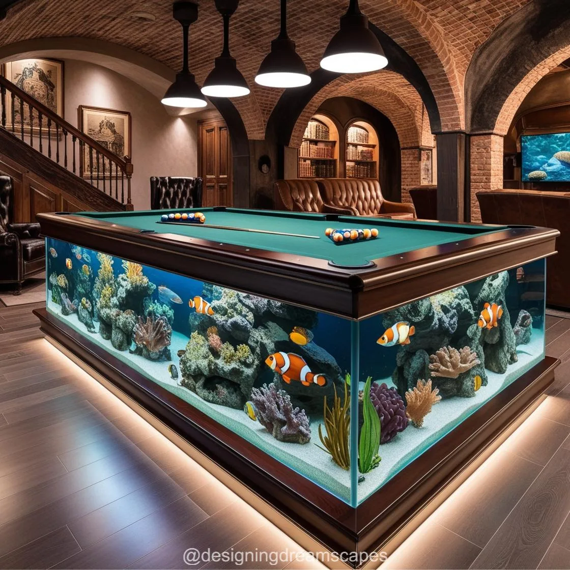 Aquarium Pool Tables: Dive into Luxury and Play with Style