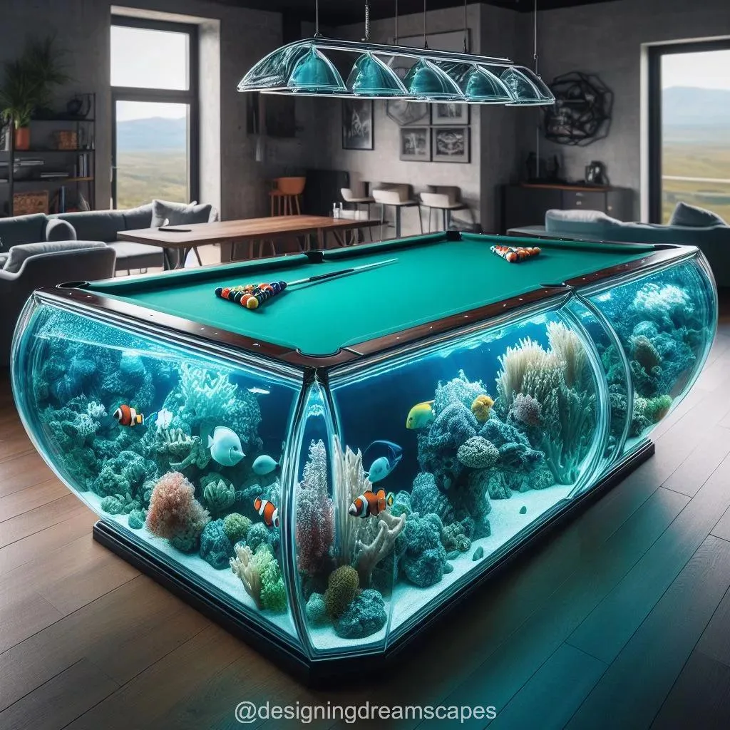 Enjoying the Experience of Aquarium Pool Tables