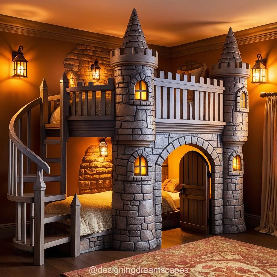 Castle Bunk Beds: The Ultimate Fantasy Sleep Experience for Kids