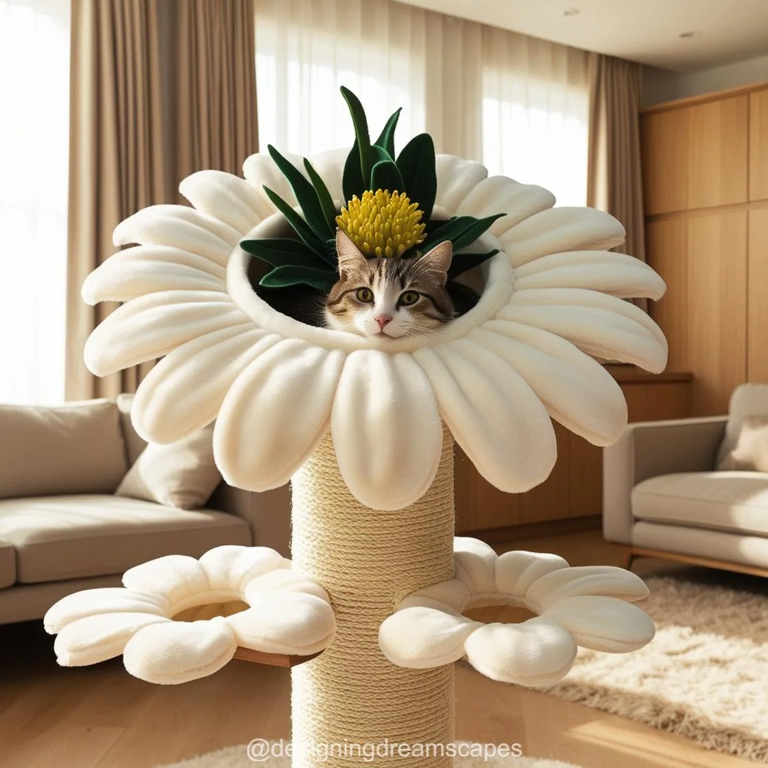 How to Use Flower Shaped Cat Trees Effectively