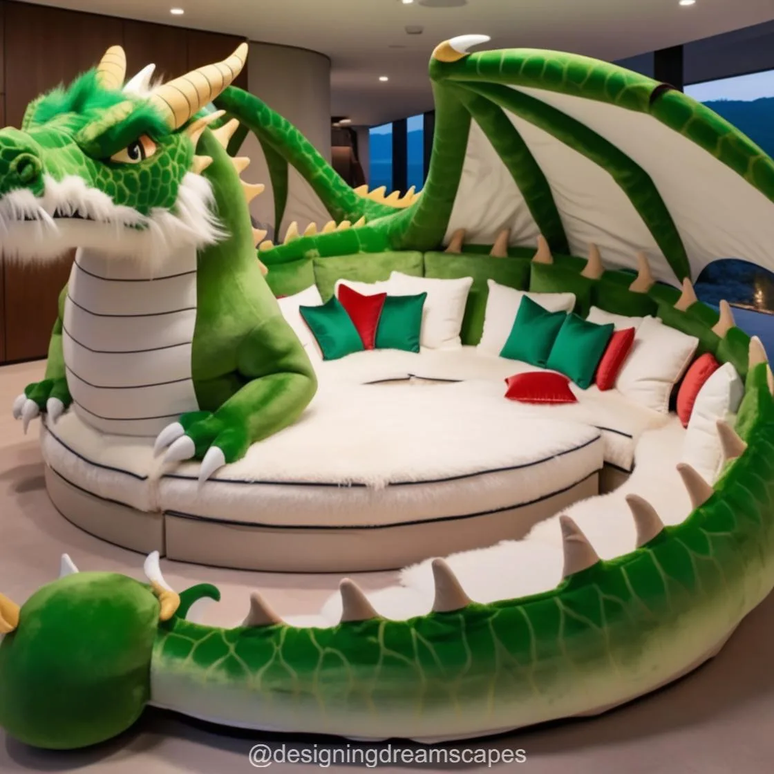 How to Use Giant Fur Dragon Loungers Effectively