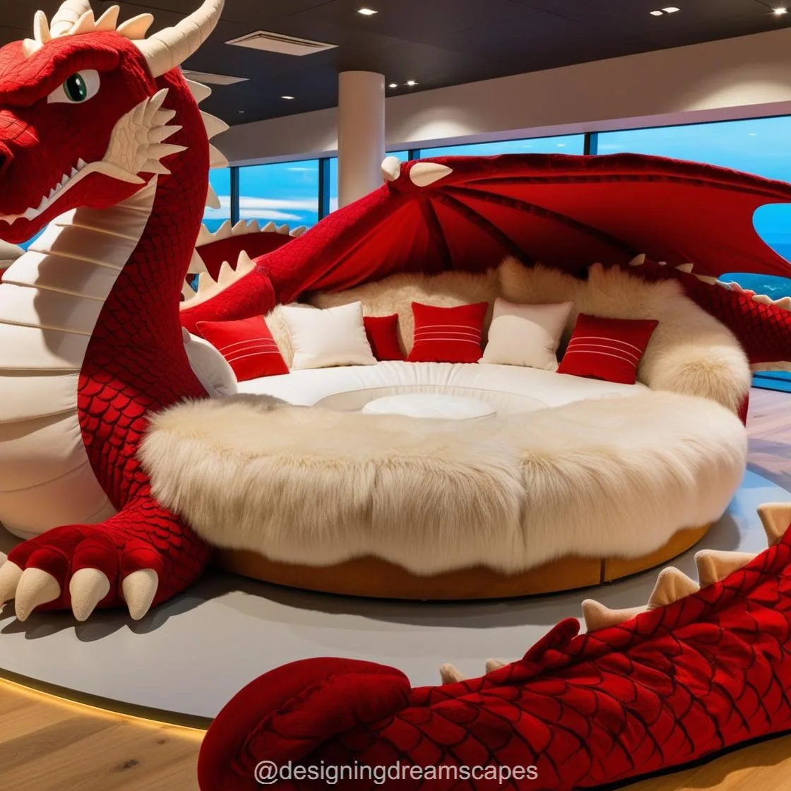 How to Use Giant Fur Dragon Loungers Effectively